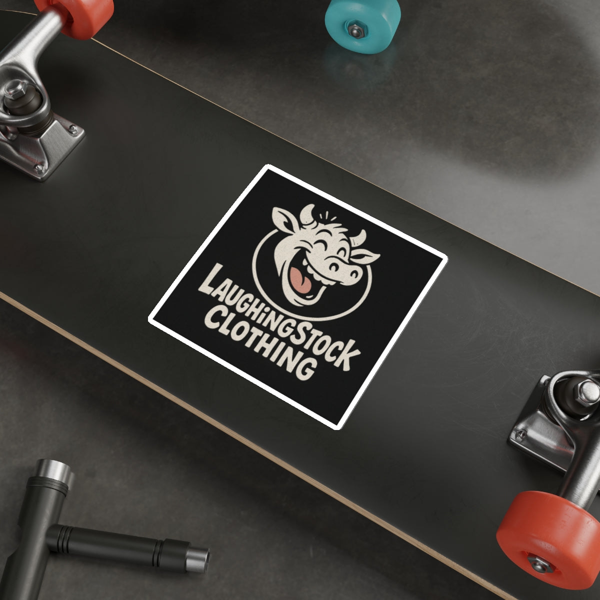 Laughing Stock Clothing Company Logo Sticker