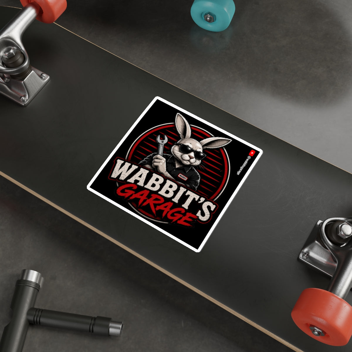Wabbits Garage Logo Sticker