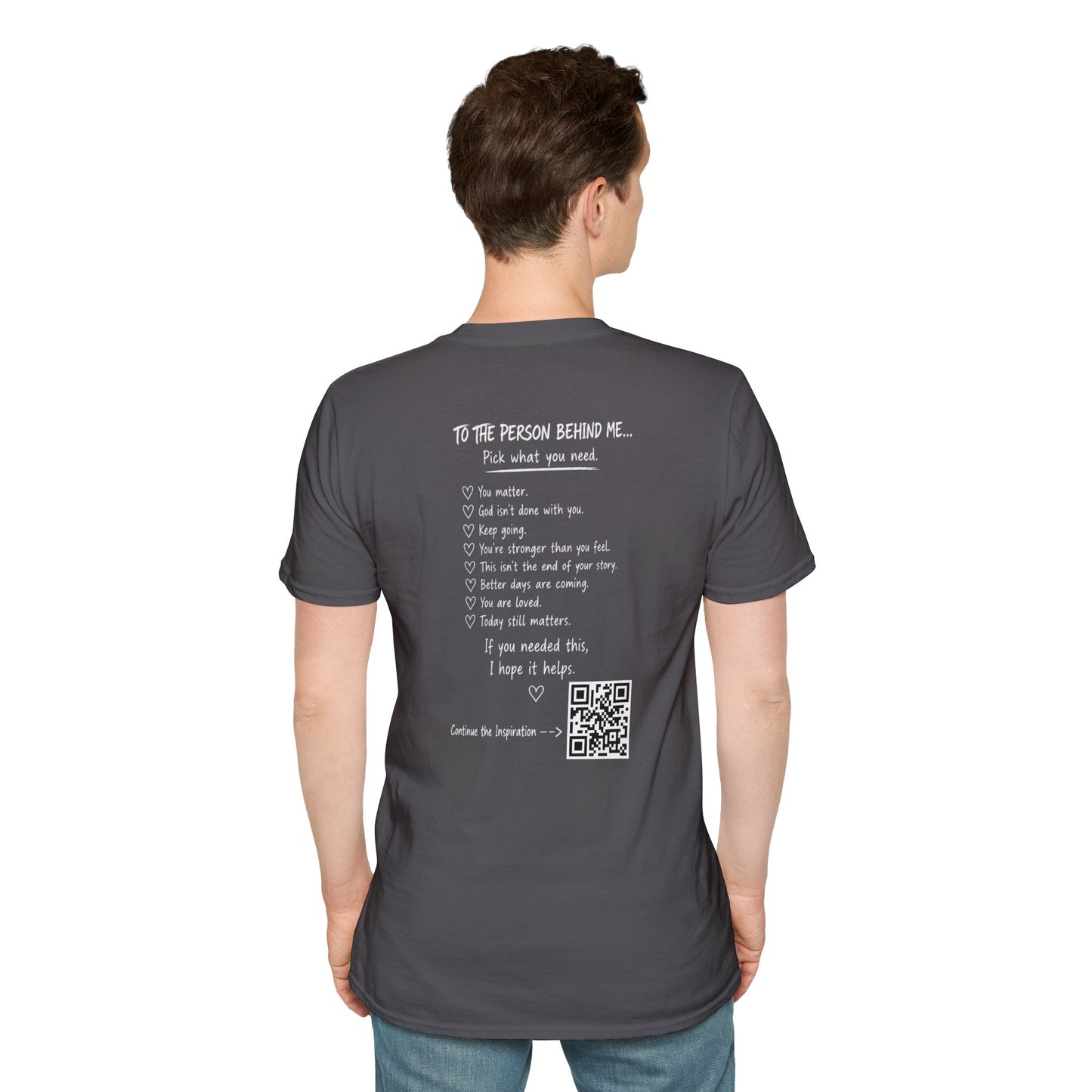 For Someone Today — No Hugs Needed Inspirational Tee