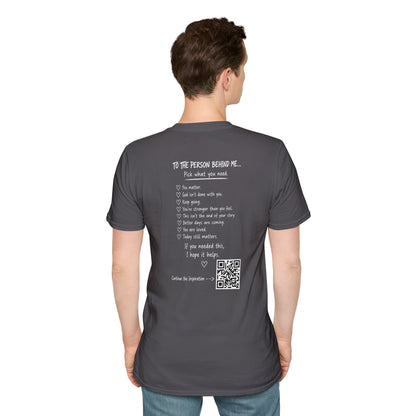For Someone Today — No Hugs Needed Inspirational Tee