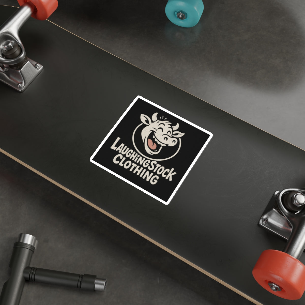 Laughing Stock Clothing Company Logo Sticker