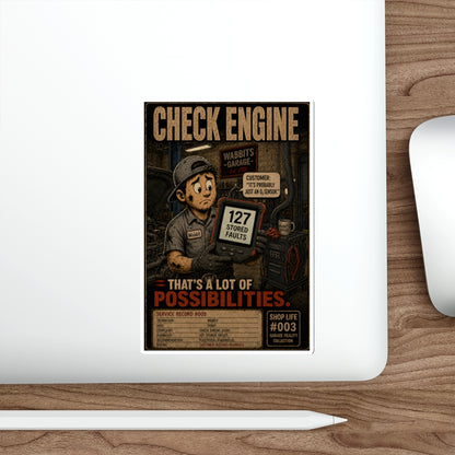 Garage Reality Collection: Shop Life Series #003 Sticker