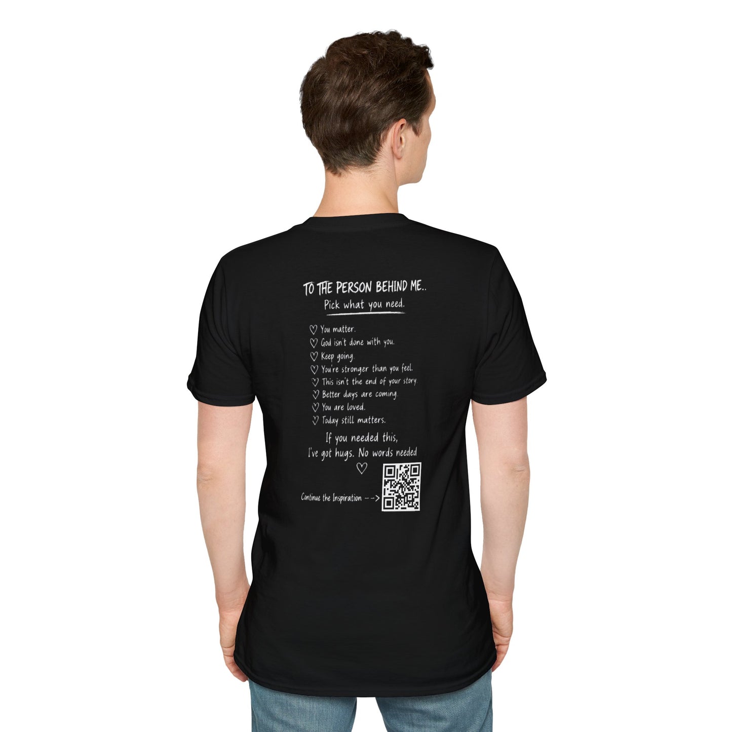 For Someone Today — Hugs Welcome Inspirational Tee