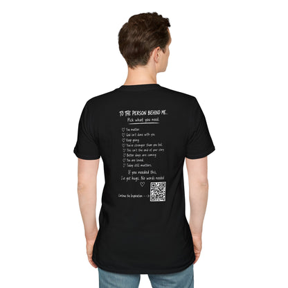 For Someone Today — Hugs Welcome Inspirational Tee