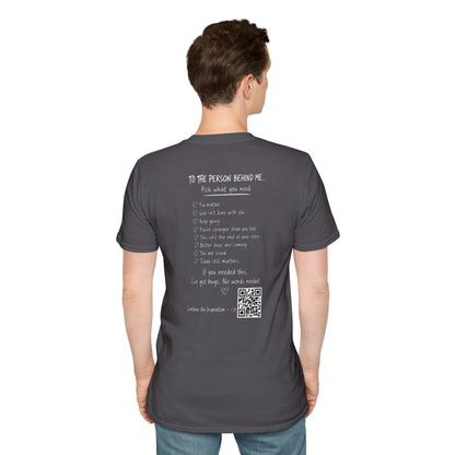 For Someone Today — Hugs Welcome Inspirational Tee