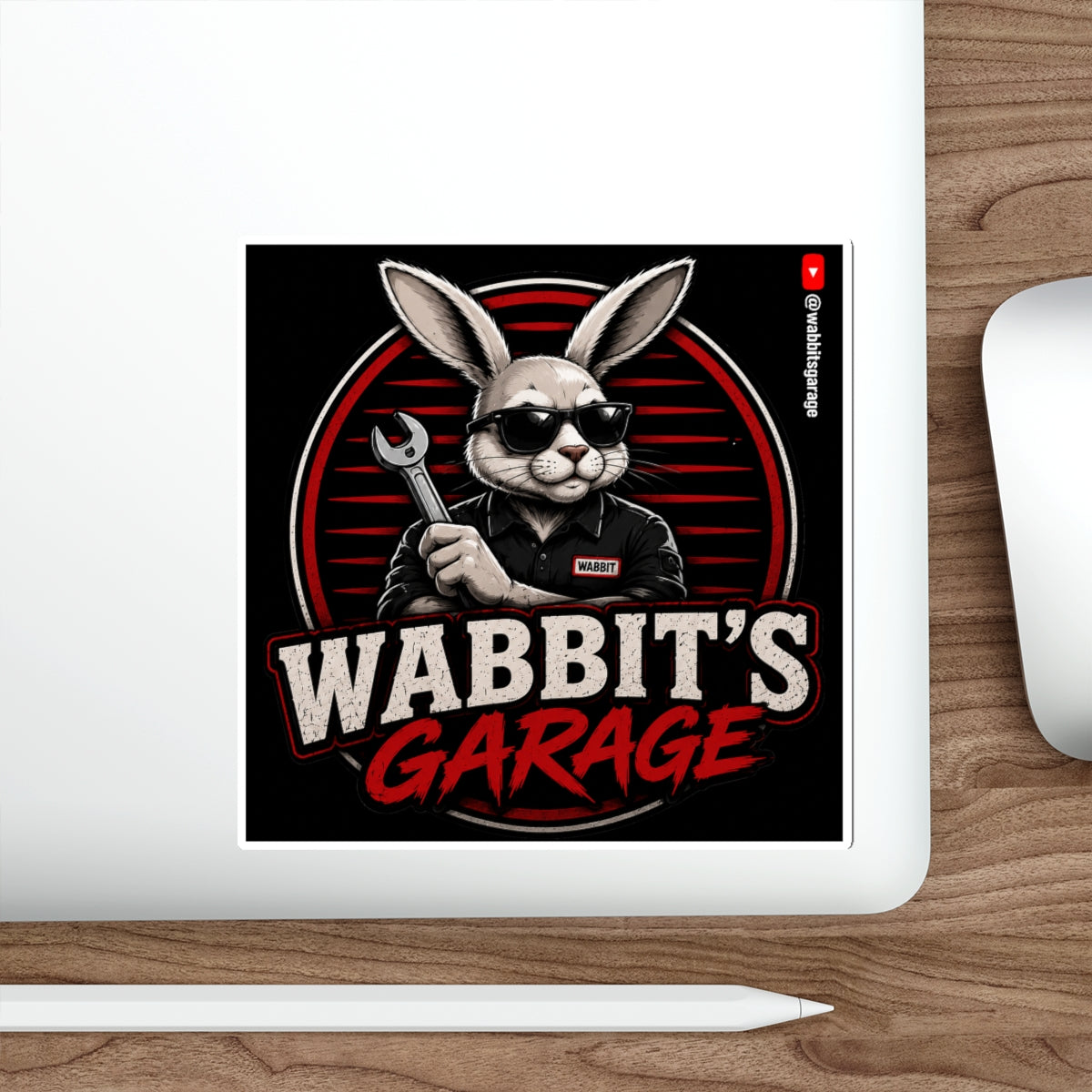 Wabbits Garage Logo Sticker