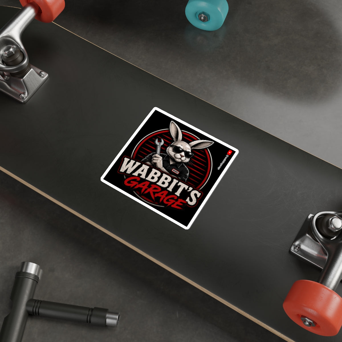 Wabbits Garage Logo Sticker