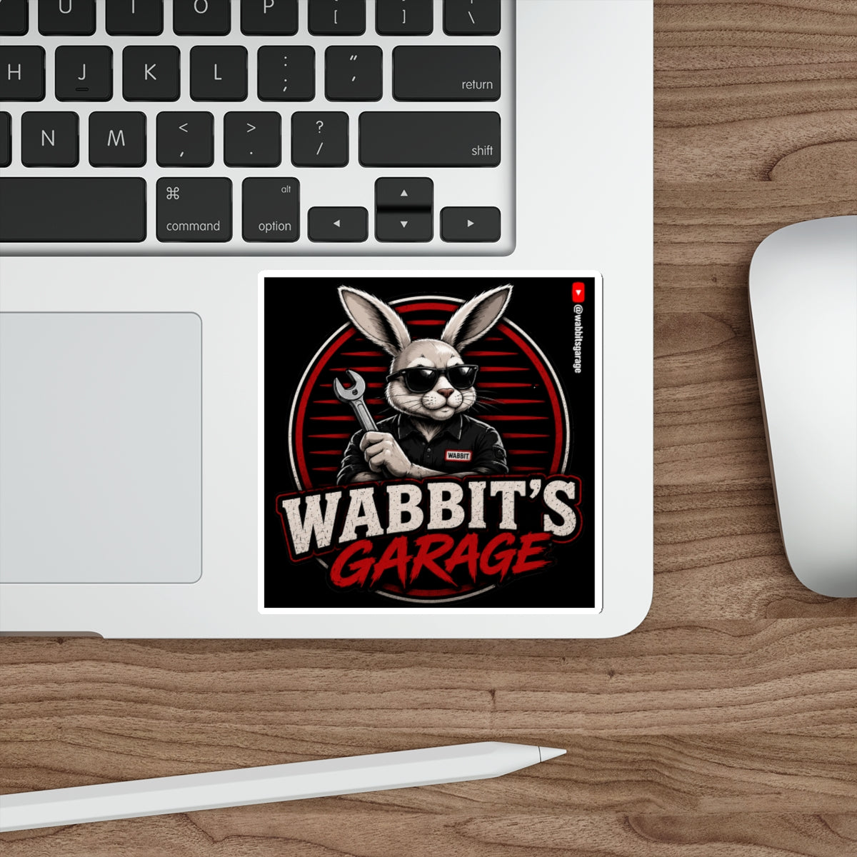 Wabbits Garage Logo Sticker