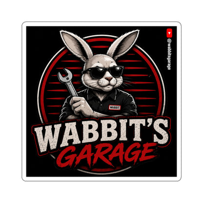 Wabbits Garage Logo Sticker