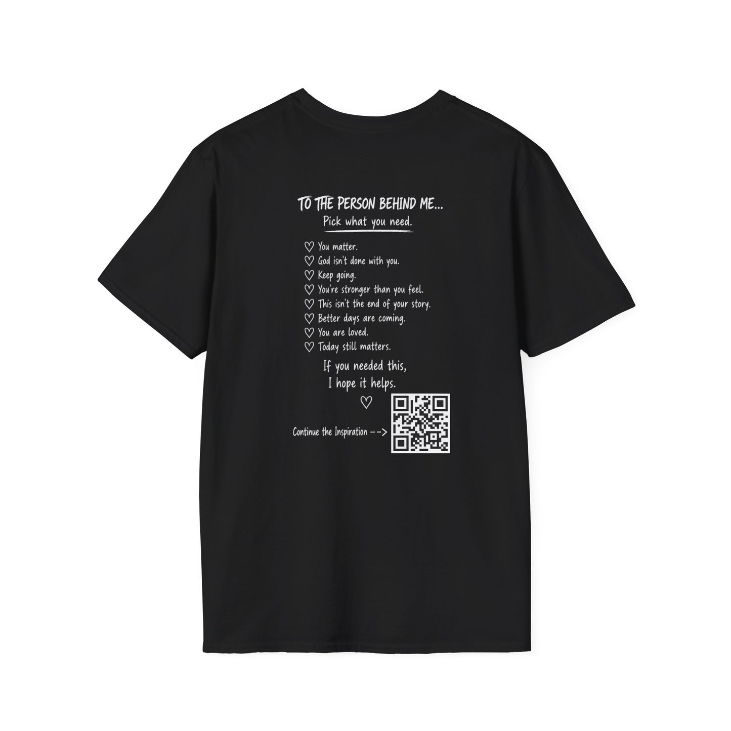 For Someone Today — No Hugs Needed Inspirational Tee