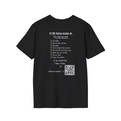 For Someone Today — No Hugs Needed Inspirational Tee