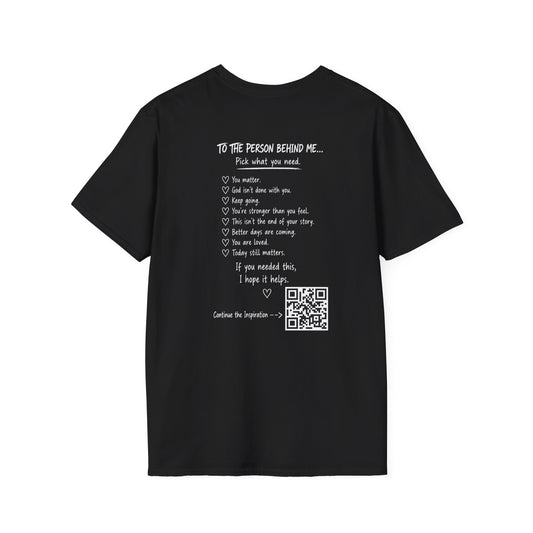 For Someone Today — No Hugs Needed Inspirational Tee