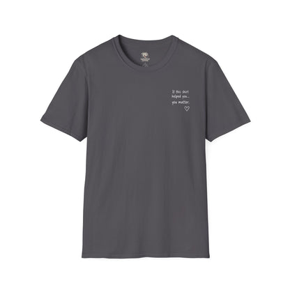 For Someone Today — No Hugs Needed Inspirational Tee