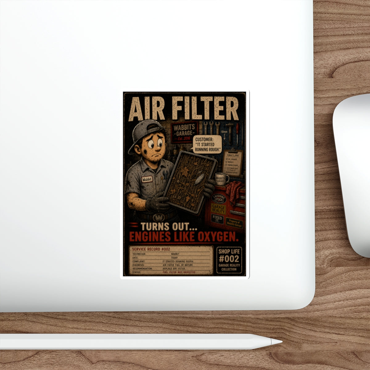 Garage Reality Collection: Shop Life Series #002 Sticker