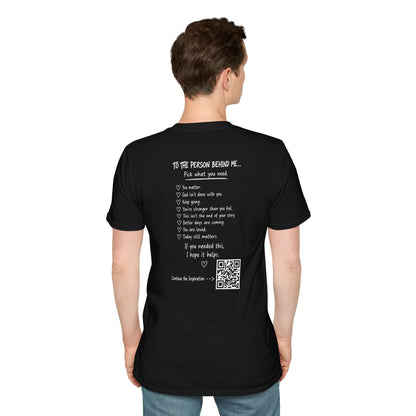 For Someone Today — No Hugs Needed Inspirational Tee