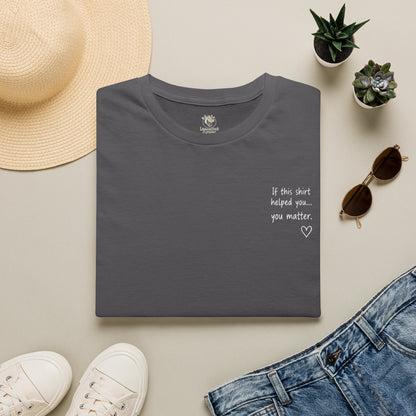 For Someone Today — No Hugs Needed Inspirational Tee