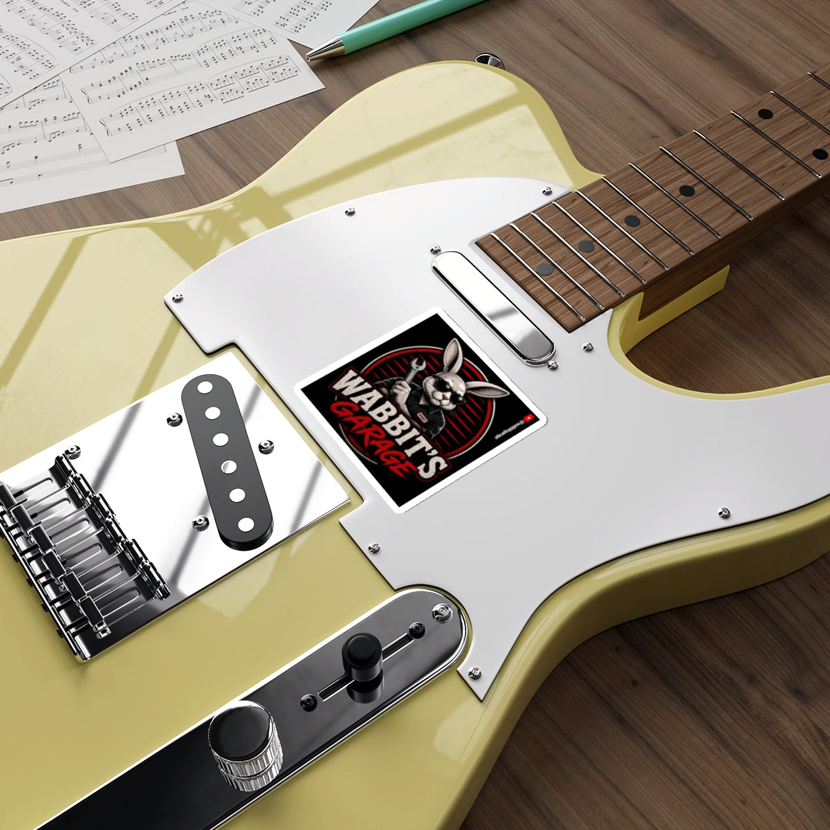 Wabbits Garage Logo Sticker
