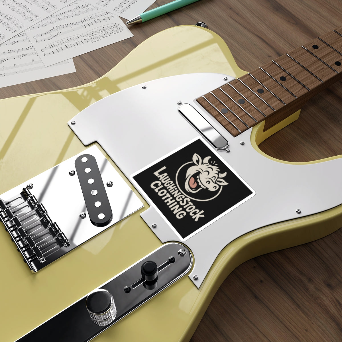 Laughing Stock Clothing Company Logo Sticker