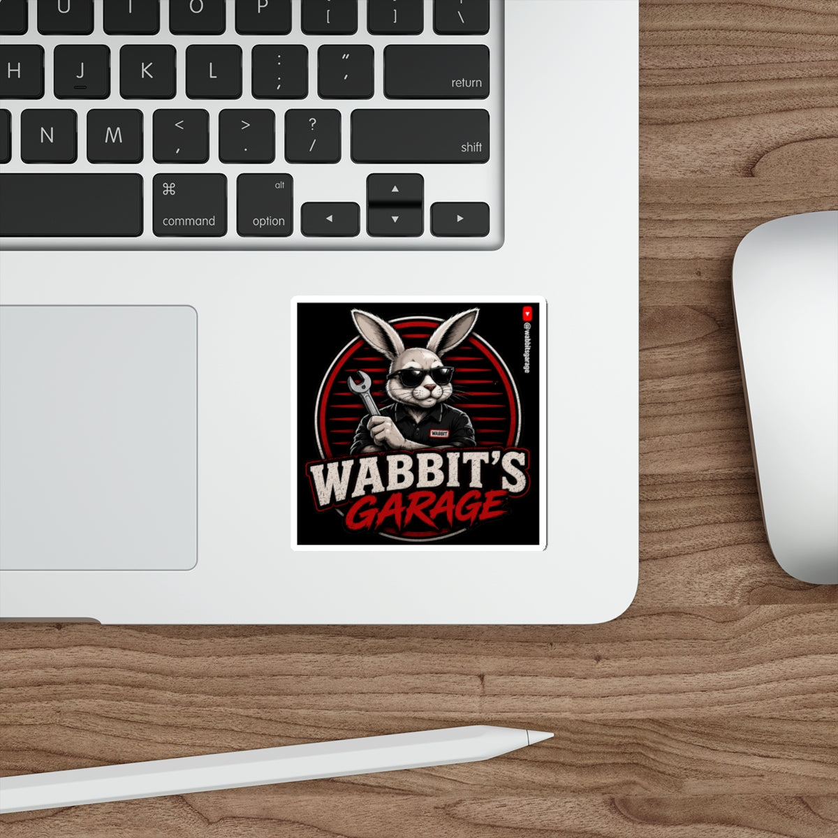 Wabbits Garage Logo Sticker