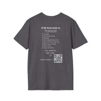 For Someone Today — No Hugs Needed Inspirational Tee