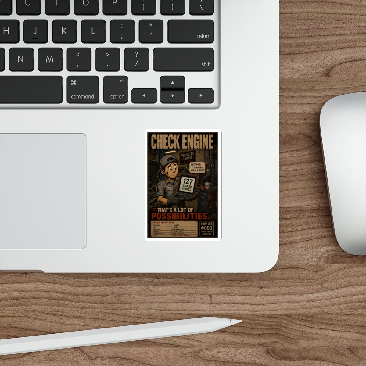 Garage Reality Collection: Shop Life Series #003 Sticker