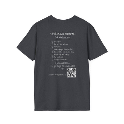 For Someone Today — Hugs Welcome Inspirational Tee