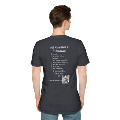 For Someone Today — No Hugs Needed Inspirational Tee