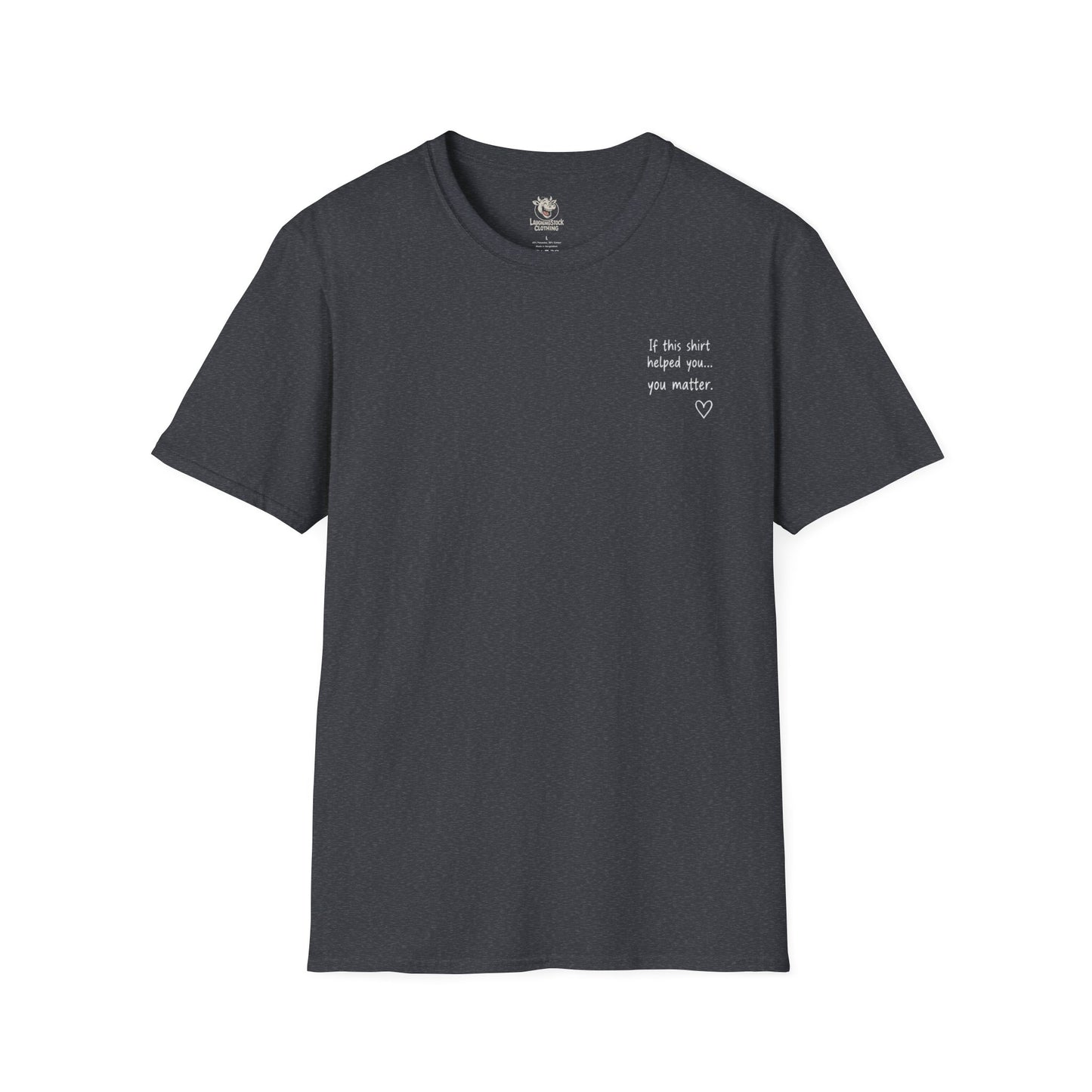 For Someone Today — No Hugs Needed Inspirational Tee
