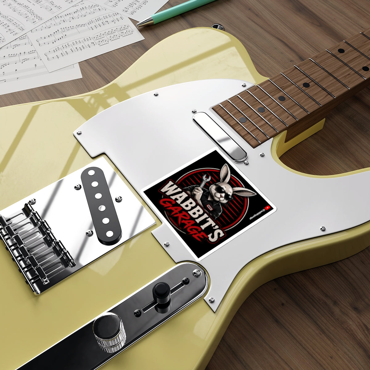 Wabbits Garage Logo Sticker