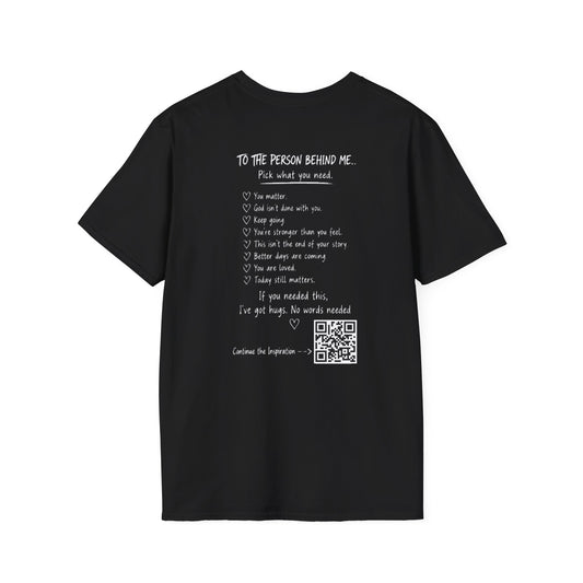 For Someone Today — Hugs Welcome Inspirational Tee