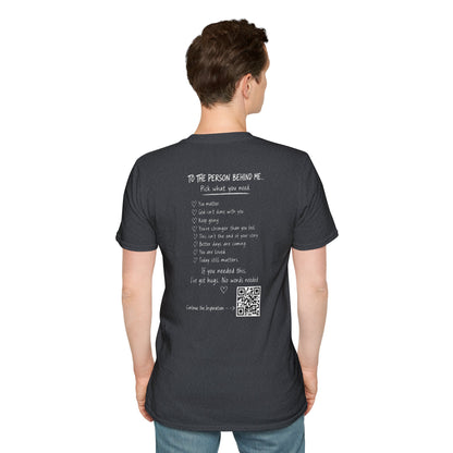 For Someone Today — Hugs Welcome Inspirational Tee