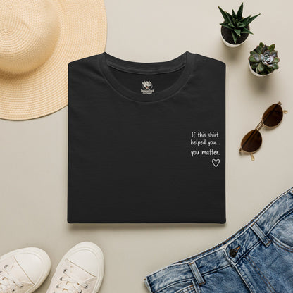 For Someone Today — No Hugs Needed Inspirational Tee