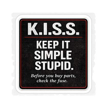 K.I.S.S. Sticker